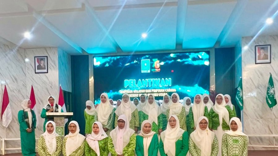 Fatayat NU Maluku Utara Perkuat Organisasi Lewat Pelantikan Kepengurusan Baru