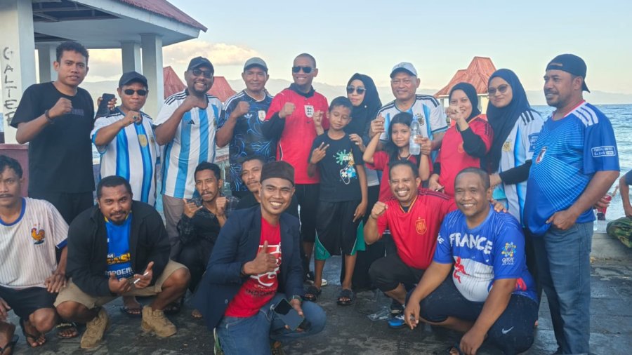 Bukan Sekadar Janji, Wagub Malut Buktikan Loyalitas sebagai Fans Argentina Lewat Batobo